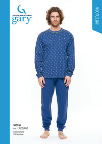 MEN'S PAJAMAS S/L S60030 Tellini S.r.l. Wholesale Clothing